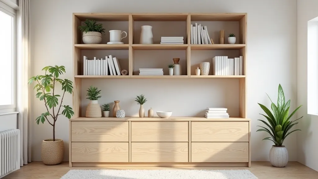 Vertical shelving installation and organization